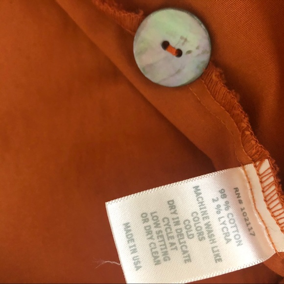 Anthropologie Elven Stitch Design L Orange Coat - Picture 8 of 8